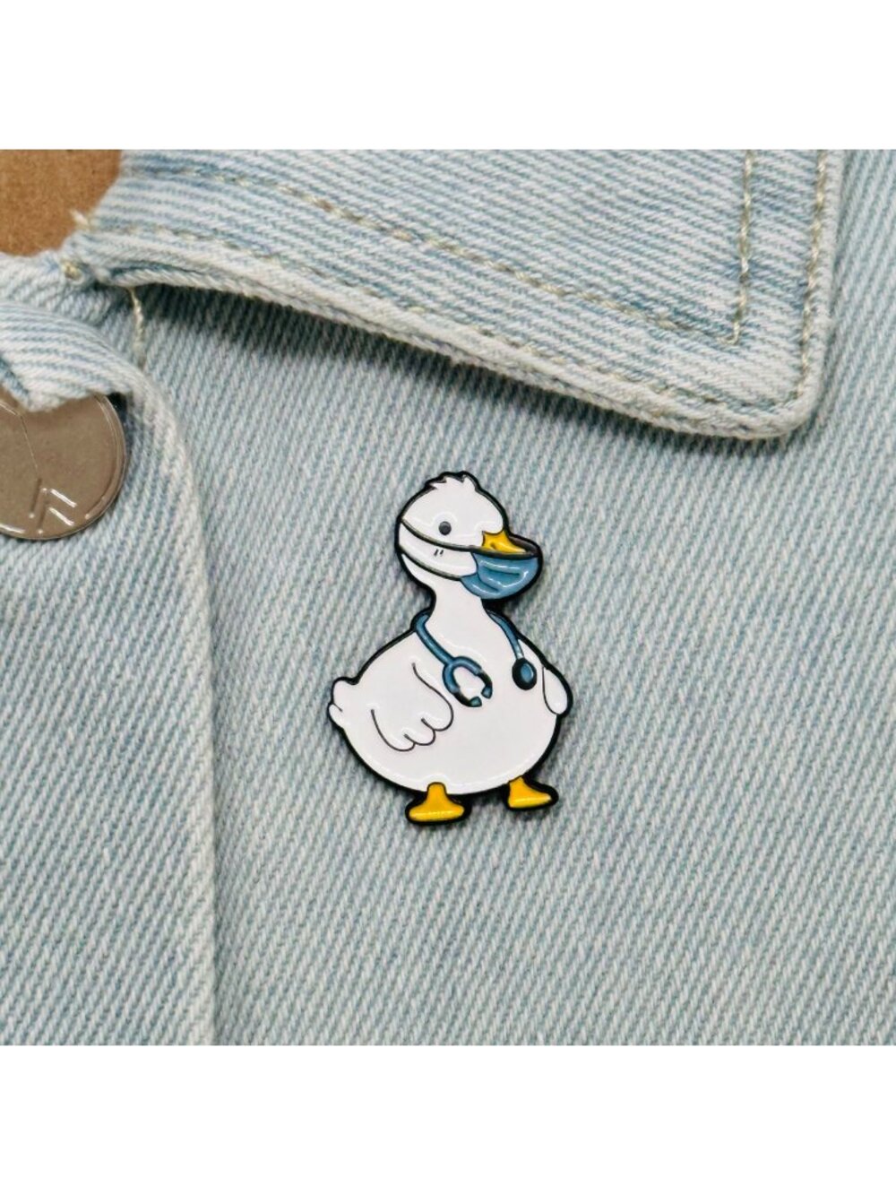 ✨New Doctor Duck Animal Brooch Cute Collectible Enamel Pins Lapel Badge Cartoon